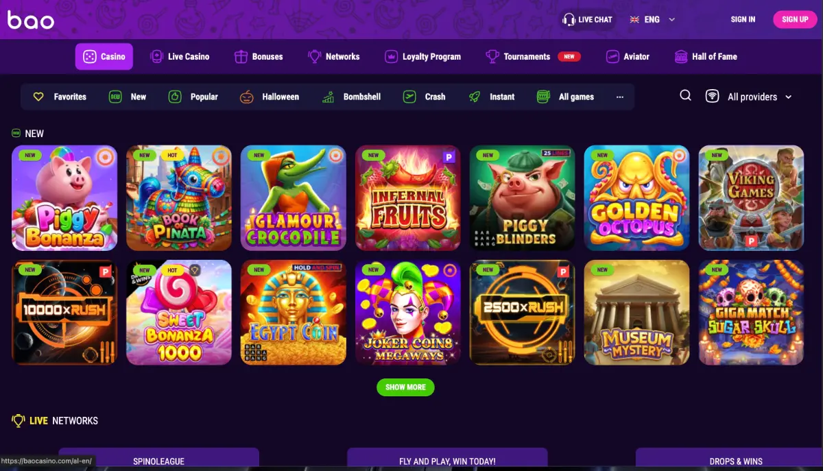 Bao Casino Layout Casino Games