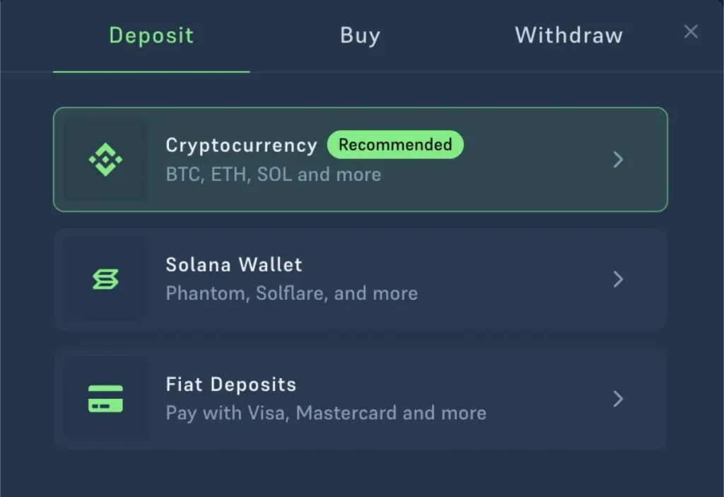 AceBet deposit methods