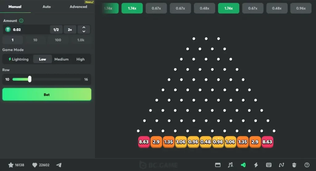 BC.Game Plinko Desktop