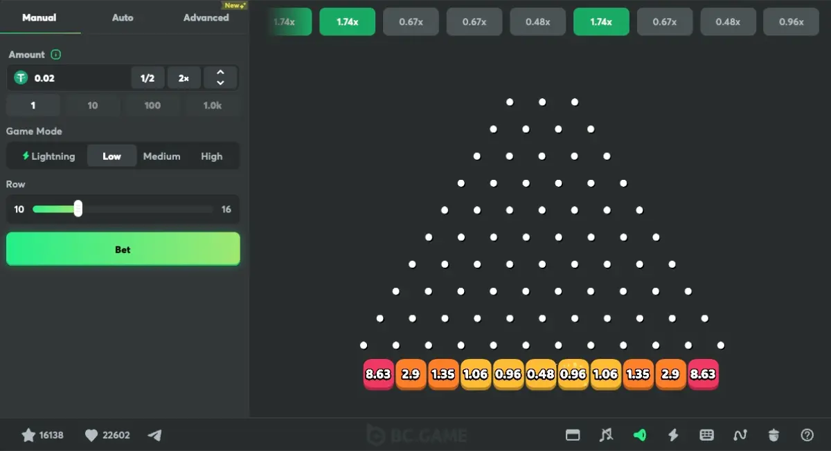 BC.Game Plinko Desktop
