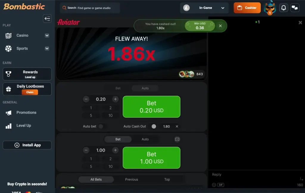 Bombastic instant games