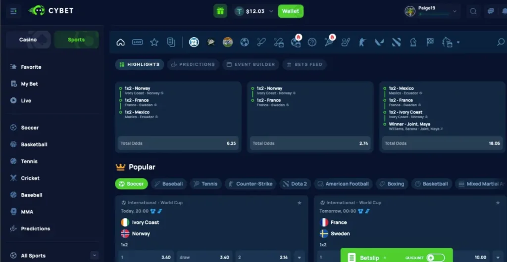 Cybet sportsbook