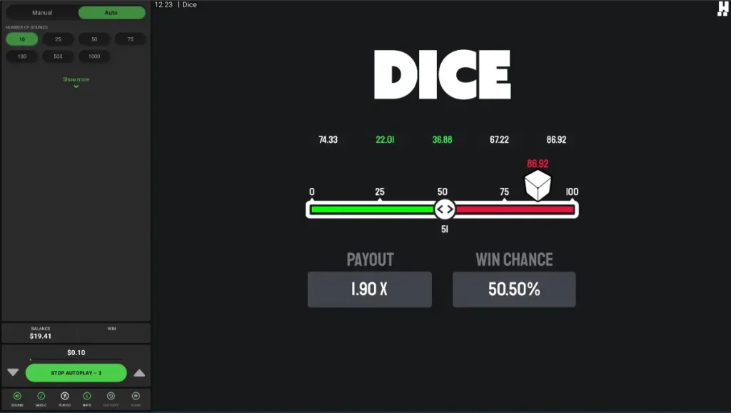 Dice by Hacksaw Desktop auto