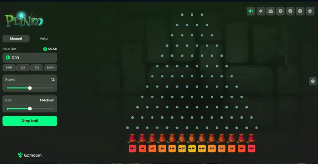 Gamdom Plinko Desktop