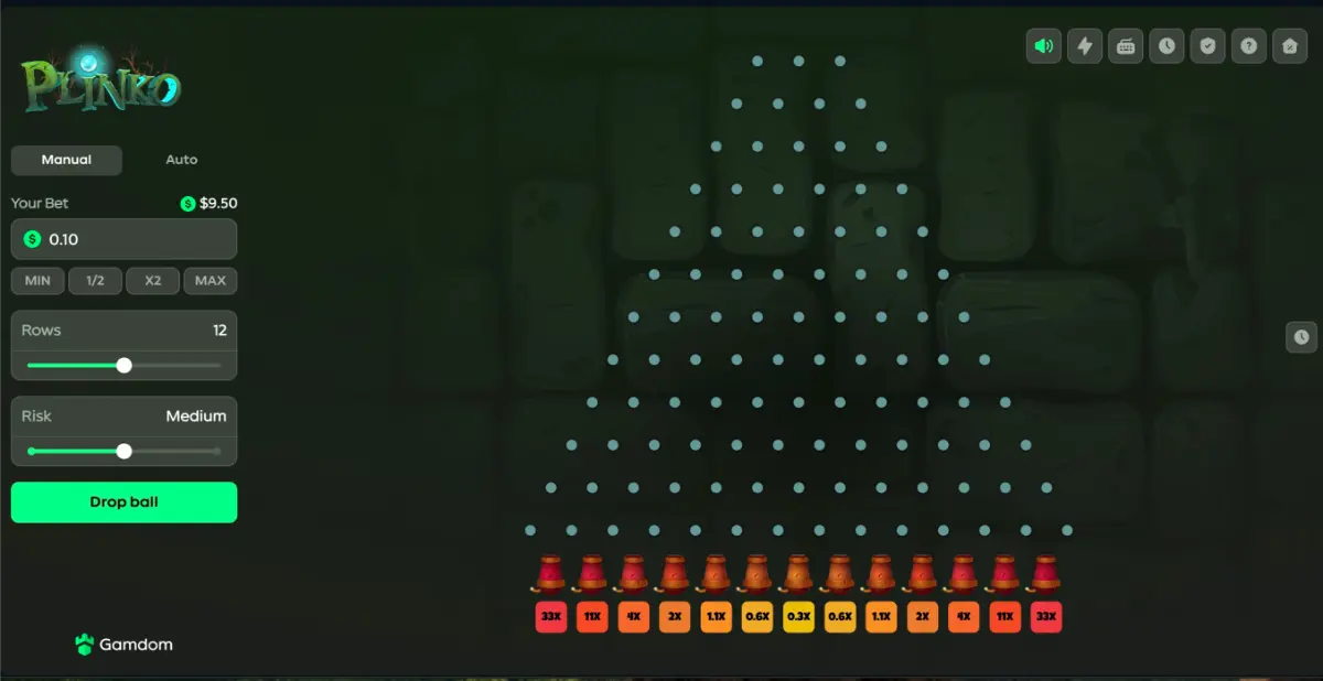 Gamdom Plinko Desktop