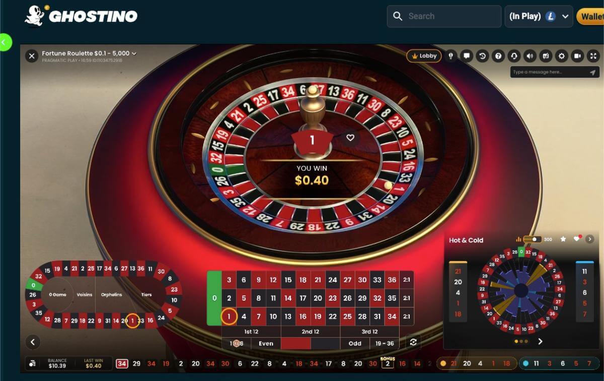 Ghostino live casino