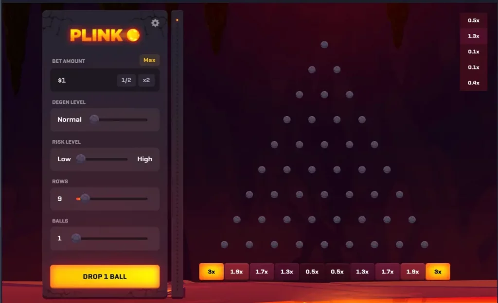 Rollbit Plinko