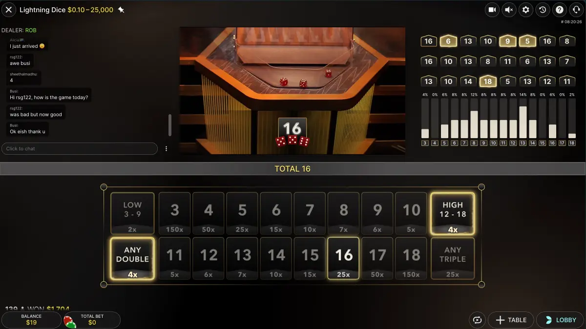 Lightning Dice Desktop Version