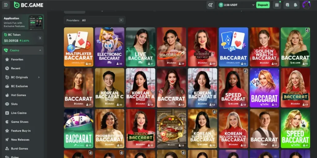 bc game baccarat