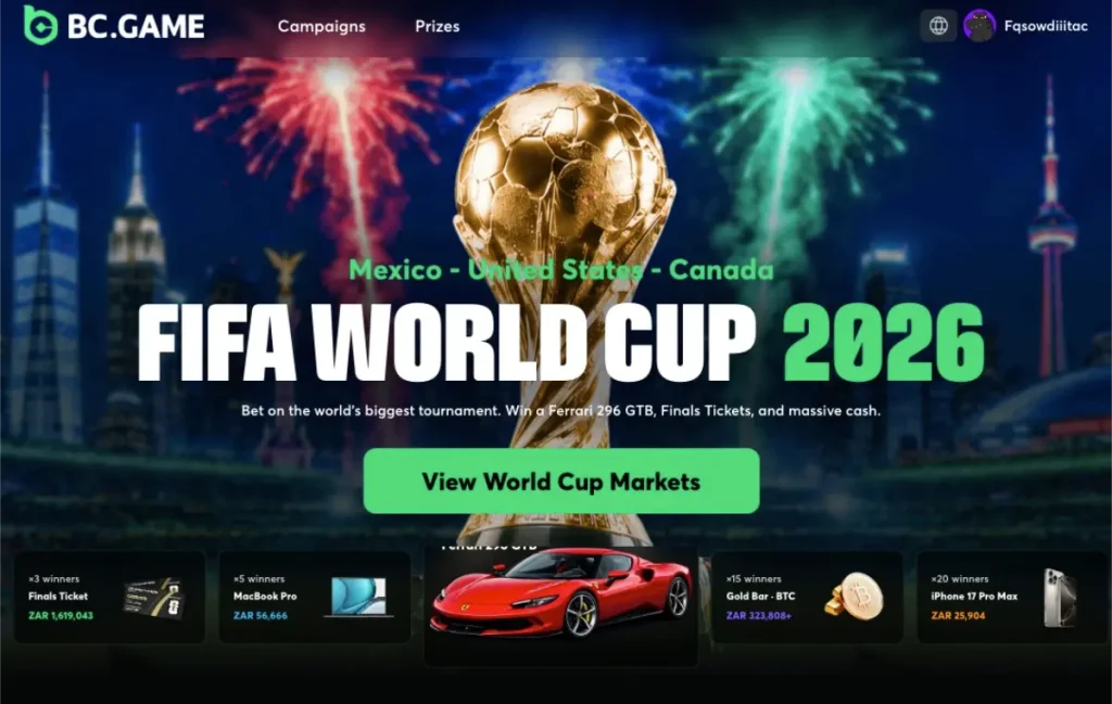 promoção da copa do mundo bc game