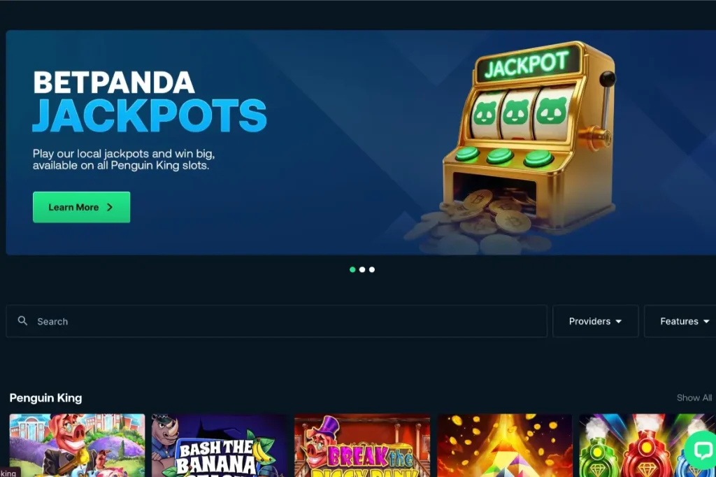 betpanda jackpot games