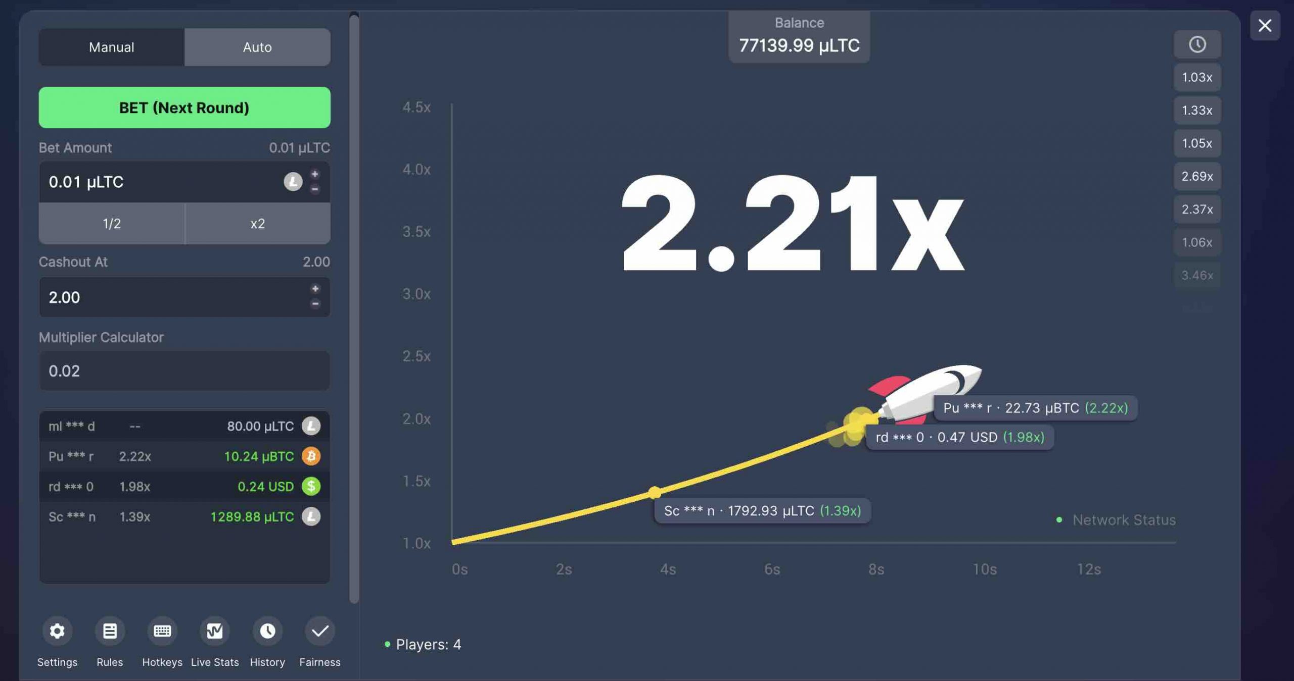 bitstarz crash game desktop play
