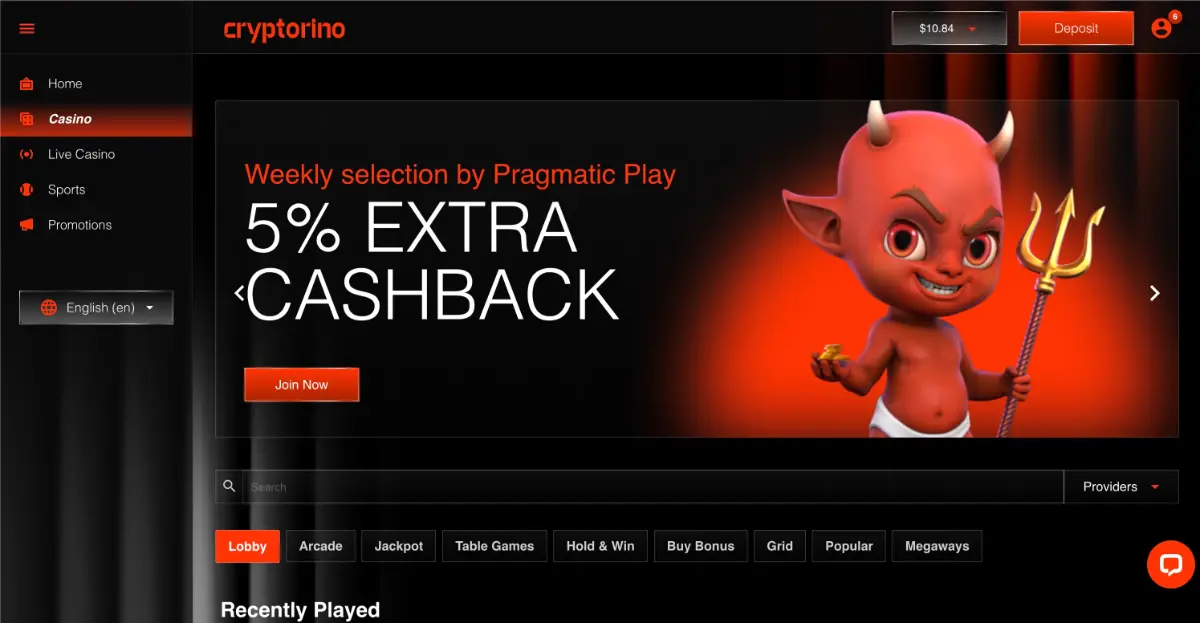 cryptorino casino new