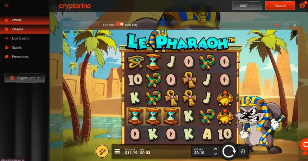 cryptorino le pharaoh new