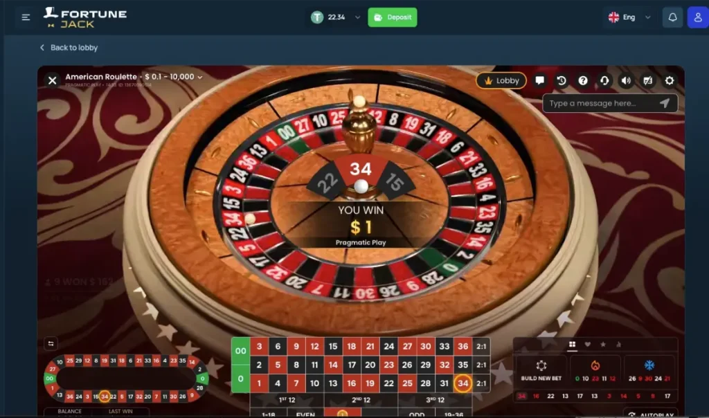 fortune jack roulette