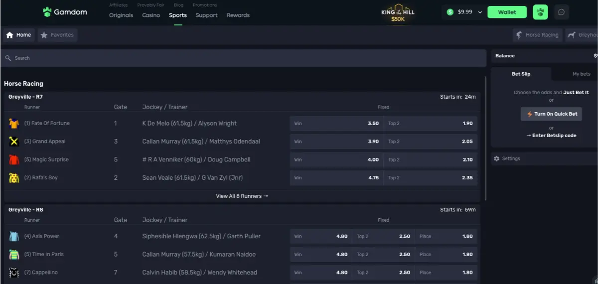 gamdom sportsbook 2026