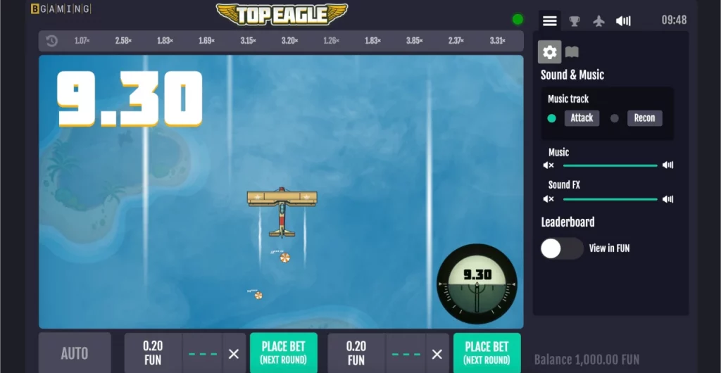 top eagle desktop bgaming