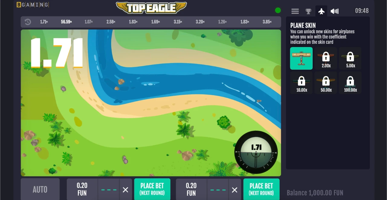 top eagle desktop bgaming 2