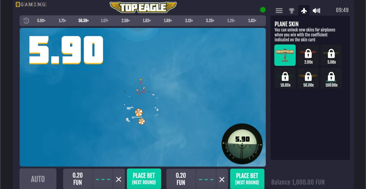 top eagle desktop bgaming 3