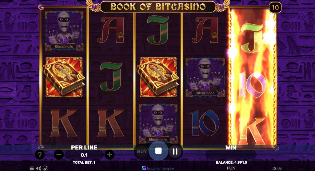 Book of Bitcasino slot