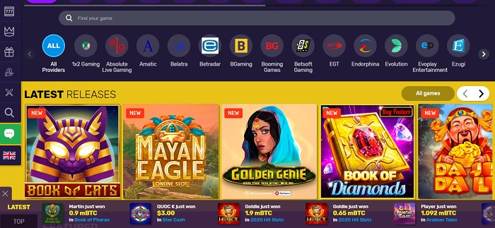 Bitcoin Casino games