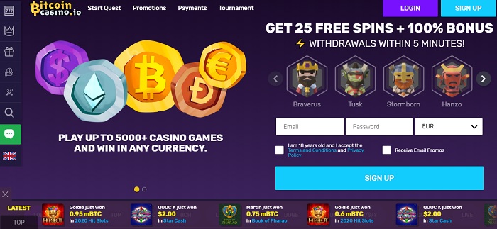 bitcoin play casino приложение