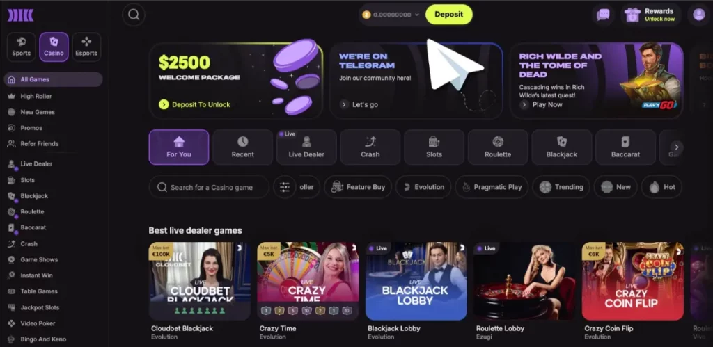Cloudbet Zcash