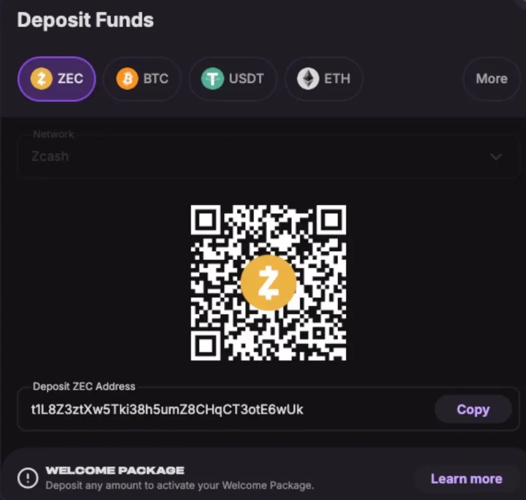 how to gamble with zcash