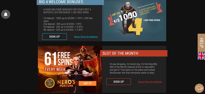 kingbilly casino promotions