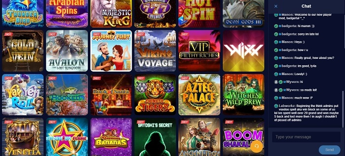 mBit Casino games