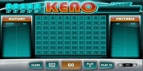Keno Casino Game
