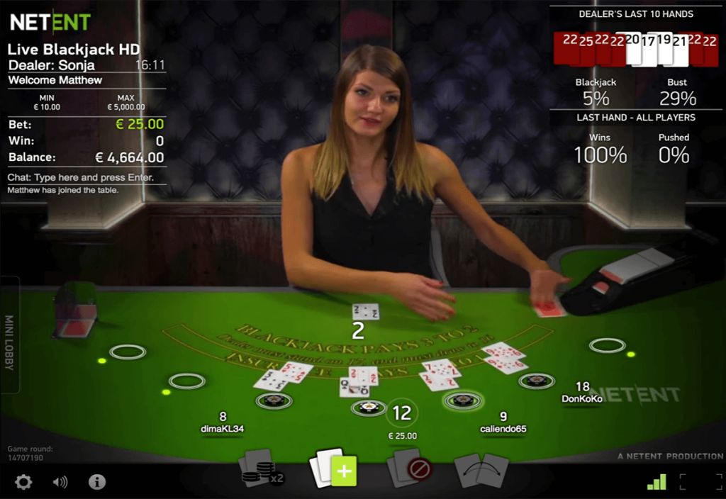 live casino blackjack bitcoin