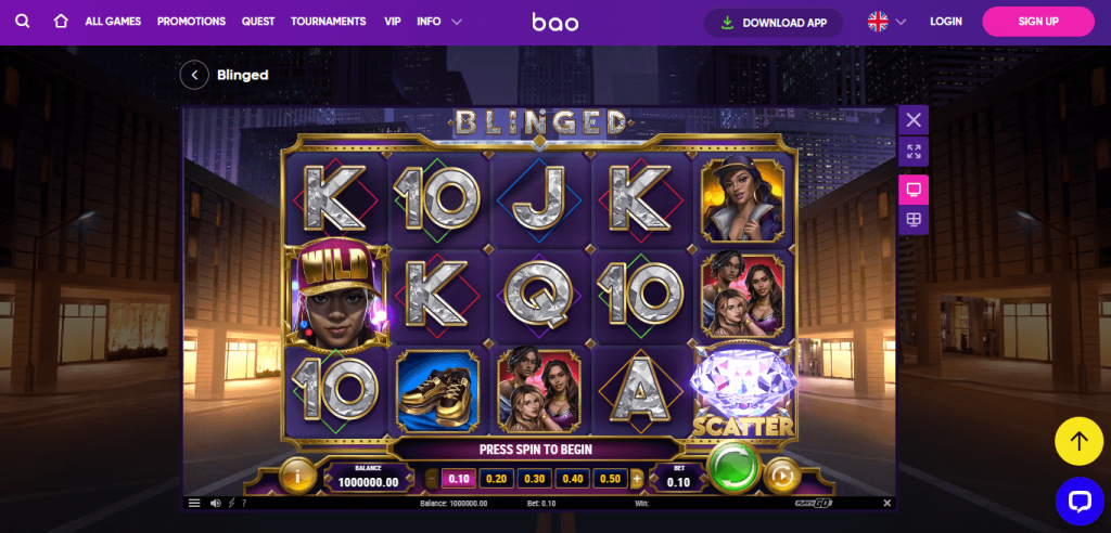 Bao Casino Blinged Slot