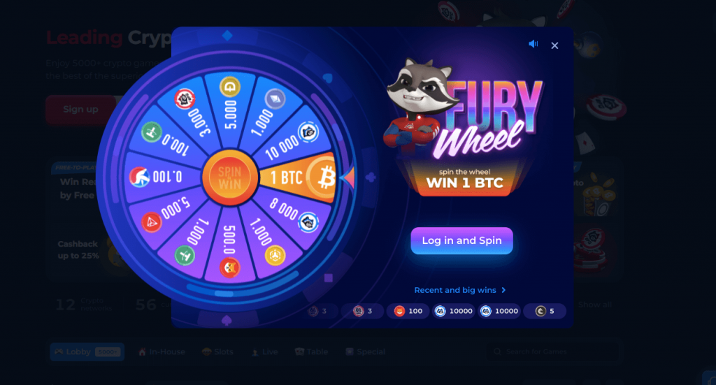 BetFury Fury Wheel