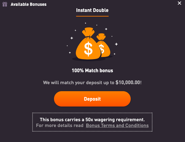 rocketpot welcome bonus