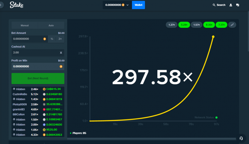 crypto gambling crash