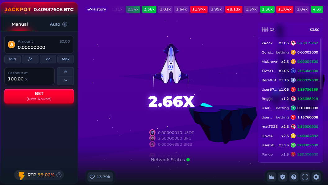 BetFury Crash Game
