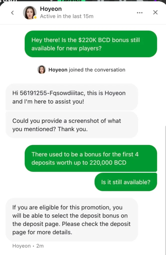 chat en vivo de bc game