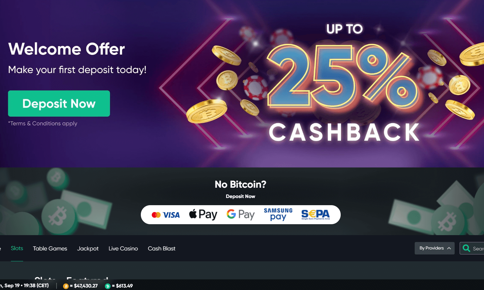 Bitcoin.com Games Casino