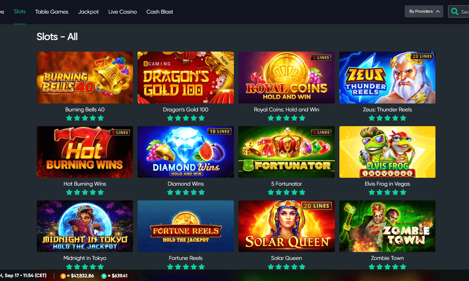 Bitcoin.com Games Slots and More