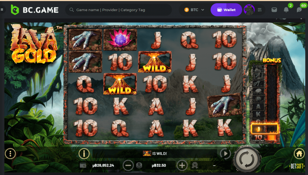 Lava Gold Slots BC.Game