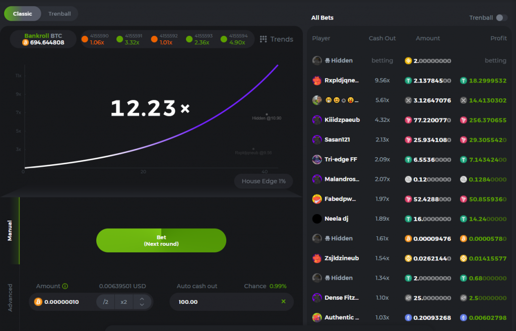 crypto casino crash