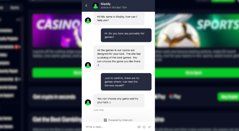 bets.io live chat test