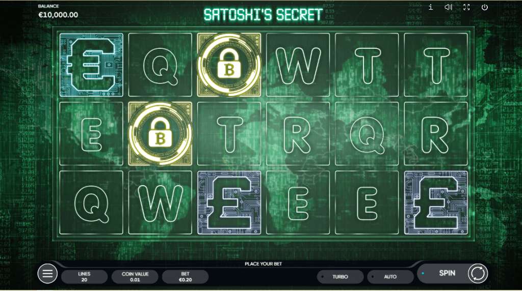 Satoshi's secret slot screenshot