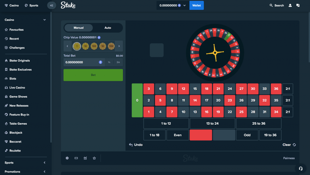 Stake Ethereum Roulette