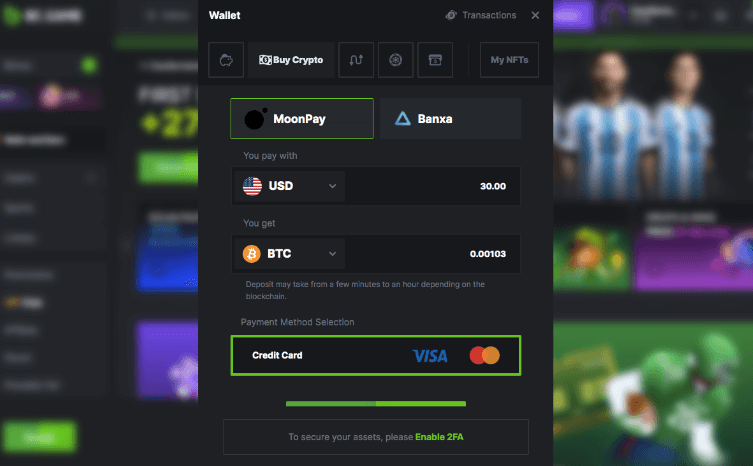 BC.Game Bitcoin Casino Deposit - exchange