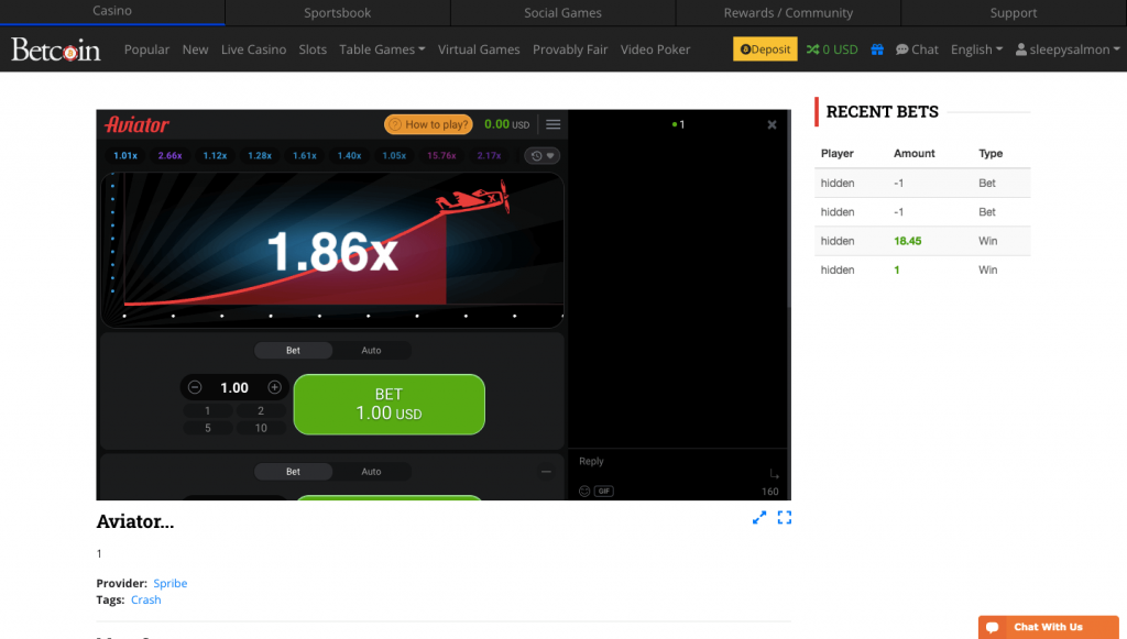 Betcoin Aviator