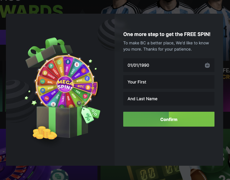 free spins