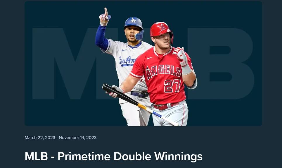 MLB primtetime double winning promotion at Stake