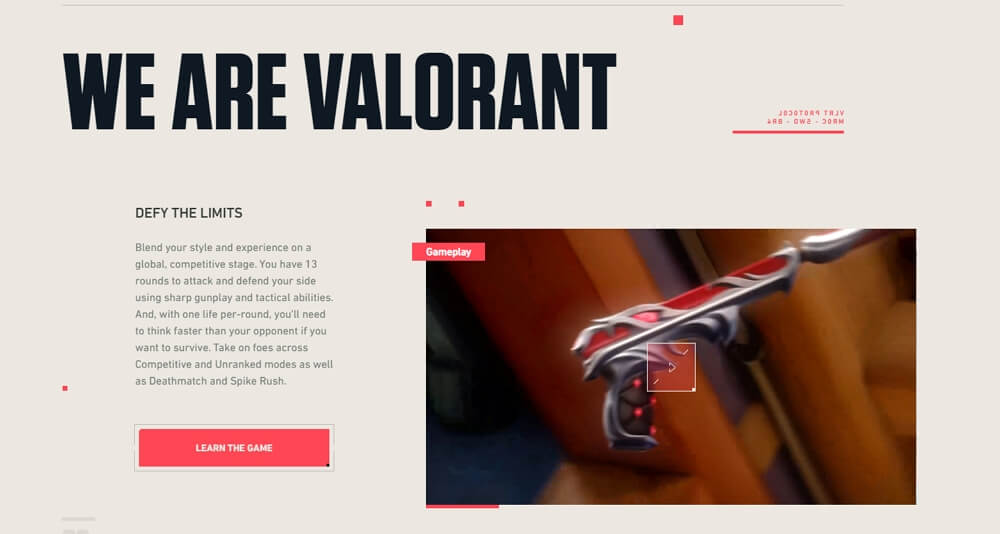Valorant game introduction